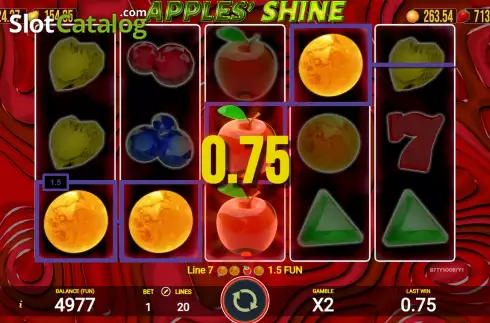 Скрин3. Apples' Shine слот