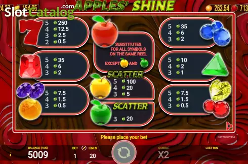 Скрин6. Apples' Shine слот