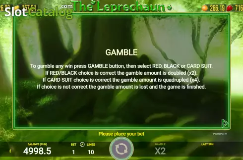Скрин7. The Leprechaun слот