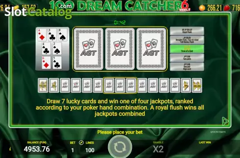 Скрин8. 100 Dream Catcher 6 Reels слот