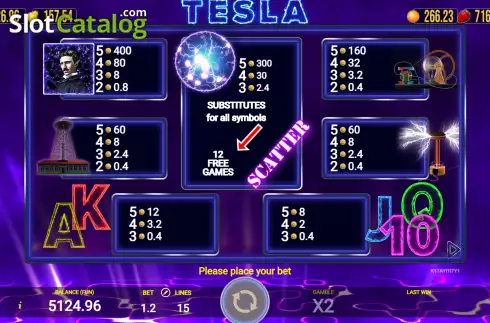 Скрин6. Tesla (AGT Software) слот