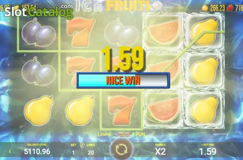 Скрин3. Ice Fruits (AGT Software) слот