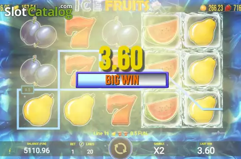 Скрин4. Ice Fruits (AGT Software) слот