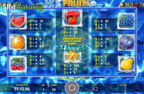 Скрин6. Ice Fruits (AGT Software) слот