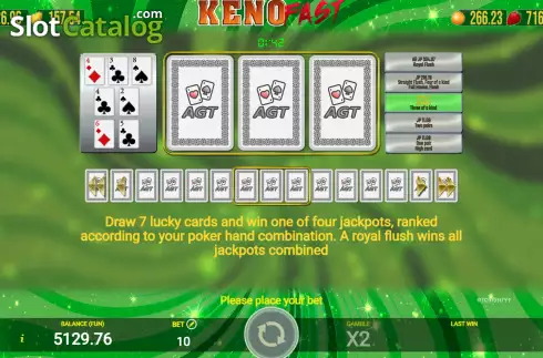 Скрин9. Keno Fast слот
