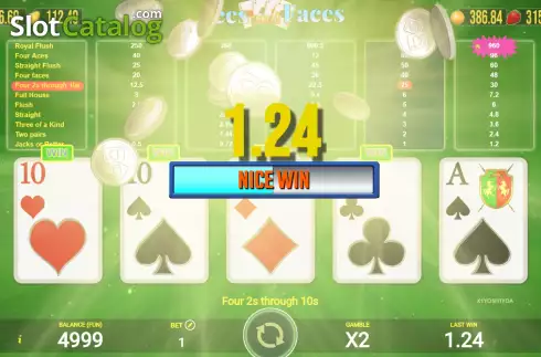Скрин3. Aces And Faces (AGT Software) слот