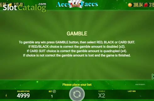 Скрин7. Aces And Faces (AGT Software) слот