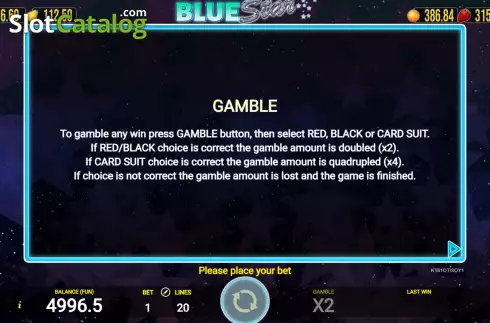Скрин7. Blue Star (AGT Software) слот