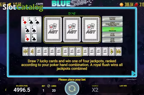 Скрин8. Blue Star (AGT Software) слот