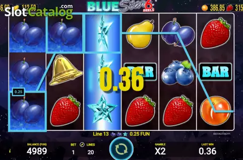 Скрин3. Blue Star 6 Reels слот