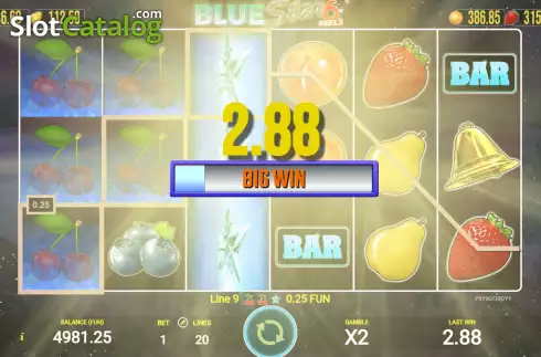 Скрин4. Blue Star 6 Reels слот