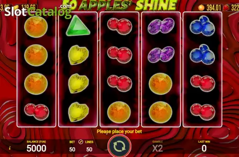 Скрин2. Apples' Shine 50 слот
