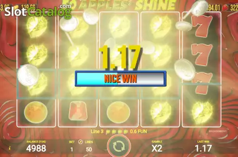 Скрин3. Apples' Shine 50 слот