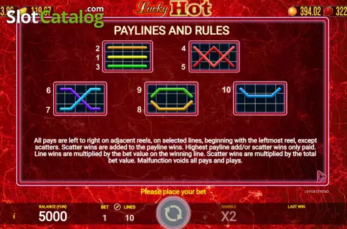 Скрин9. Lucky Hot (AGT Software) слот