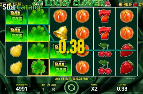 Скрин3. 40 Lucky Clover 6 Reels слот