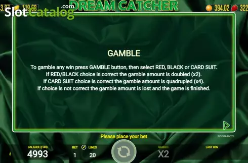 Скрин7. Dream Catcher (AGT Software) слот