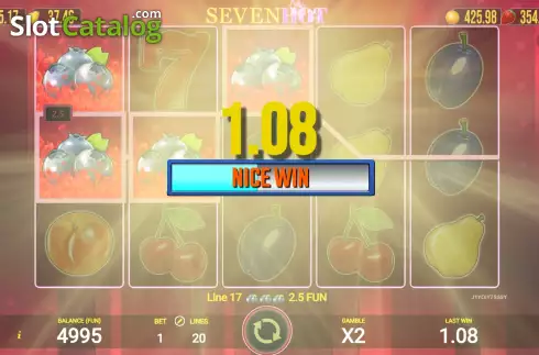 Скрин3. Seven Hot слот