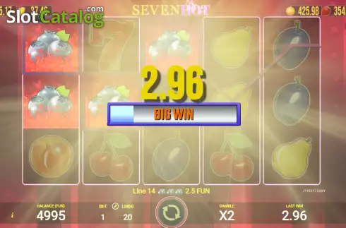 Скрин4. Seven Hot слот