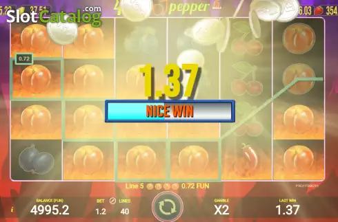 Скрин3. 40 Hot Pepper 6 Reels слот