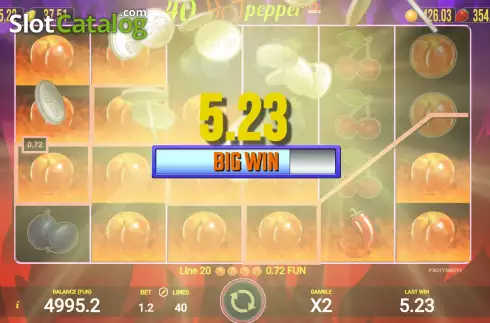 Скрин4. 40 Hot Pepper 6 Reels слот