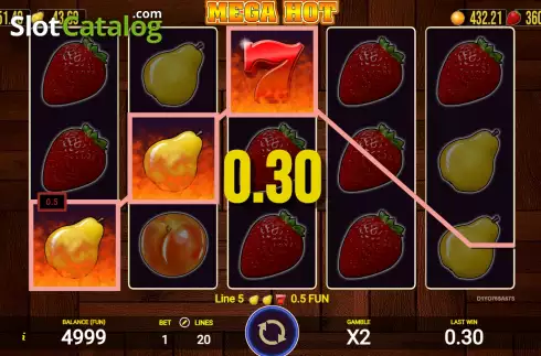 Скрин3. Mega Hot (AGT Software) слот