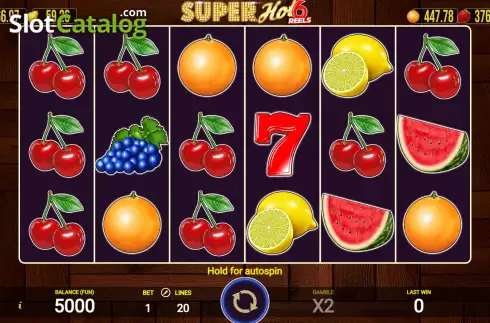 Скрин2. Super Hot 6 Reels слот