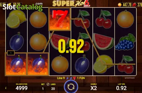 Скрин4. Super Hot 6 Reels слот