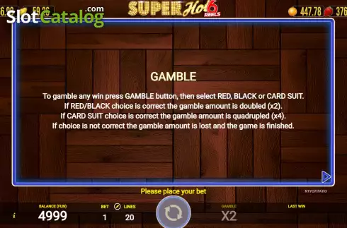 Скрин7. Super Hot 6 Reels слот