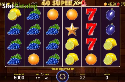 Скрин2. 40 Super Hot 6 Reels слот