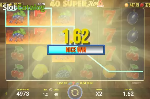 Скрин3. 40 Super Hot 6 Reels слот