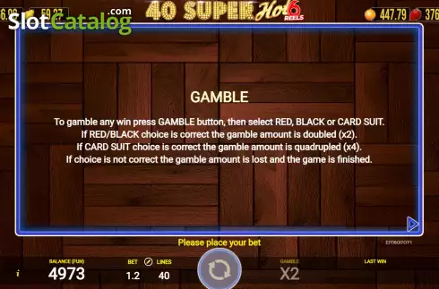 Скрин7. 40 Super Hot 6 Reels слот