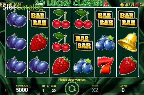 Скрин2. 20 Lucky Clover 6 Reels слот