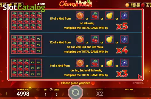 Скрин6. Cherry Hot слот