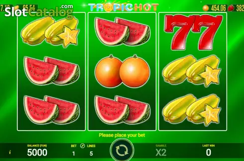 Скрин2. Tropic Hot слот