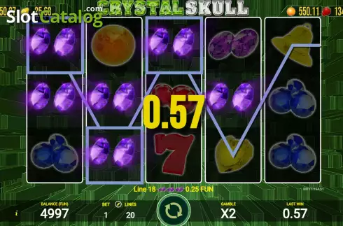 Скрин3. Crystal Skull (AGT Software) слот