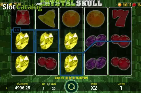 Скрин4. Crystal Skull (AGT Software) слот