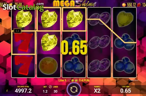 Скрин3. Mega Shine слот