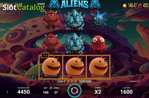 Скрин4. Aliens (AGT Software) слот