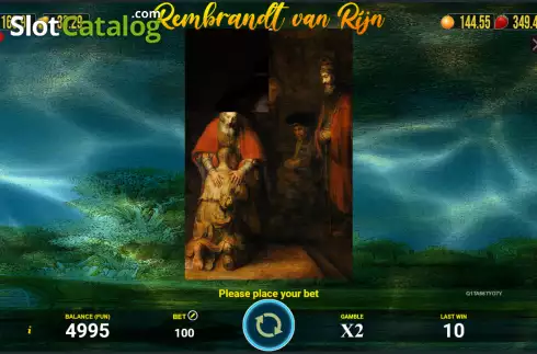 Скрин2. Rembrandt Van Rijn слот