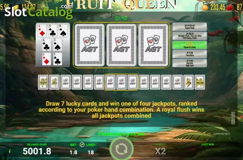 Скрин9. Fruit Queen (AGT Software) слот