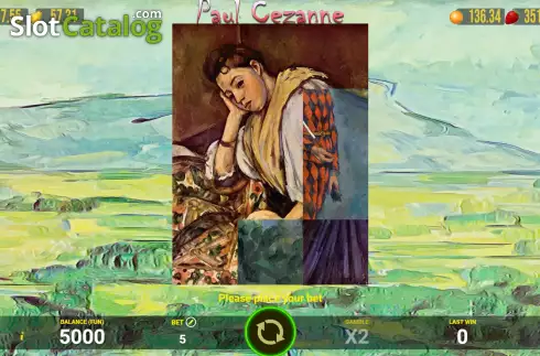 Скрин2. Paul Cezanne слот