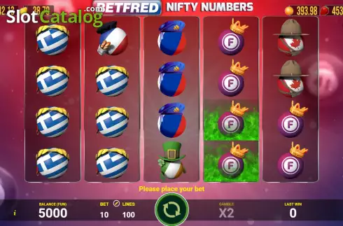 Скрин2. Betfred Nifty Numbers слот