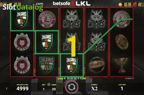 Скрин3. Betsafe LKL слот