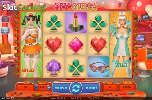 Скрин2. Spy Girls слот