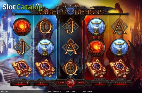 Скрин2. Angels vs Demons слот