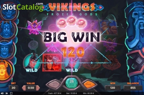 Скрин6. Vikings Frozen Gods слот