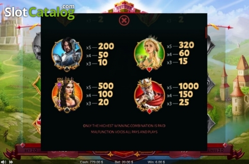 Скрин8. Kingdom of Glory слот