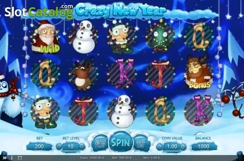 Скрин2. Crazy New Year слот