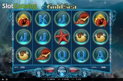 Скрин2. Gold Sea слот