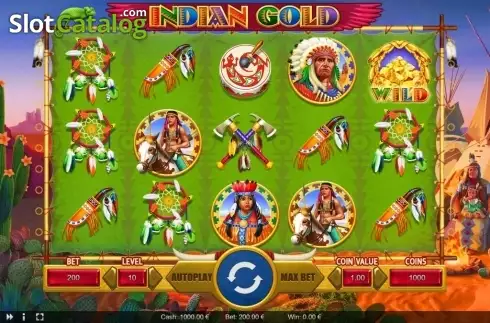 Скрин2. Indian Gold слот